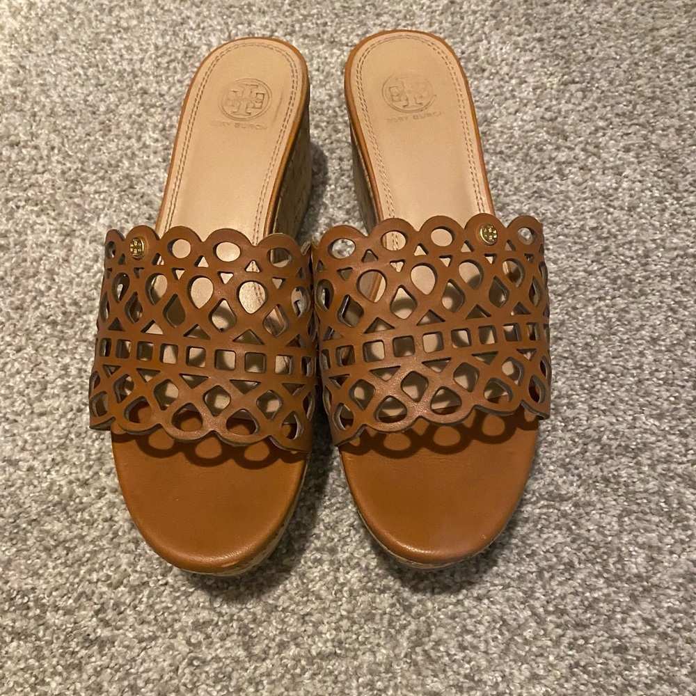 Tory Burch wedge slides